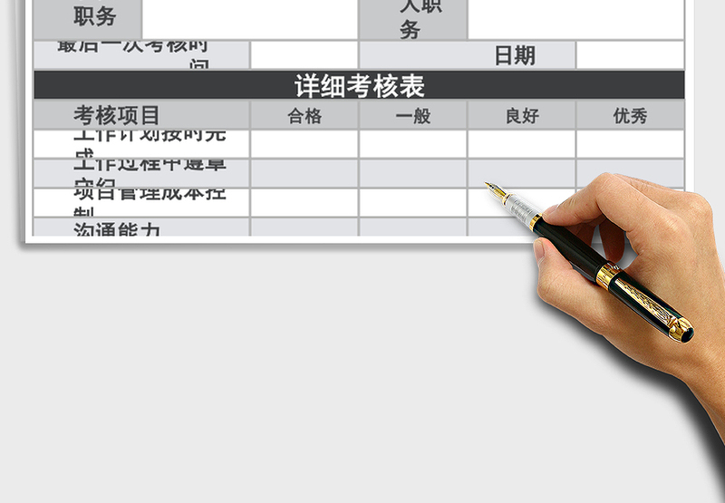 2025年员工绩效考核表