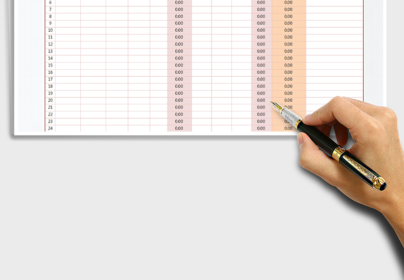 2025年工资表-企业通用免费下载