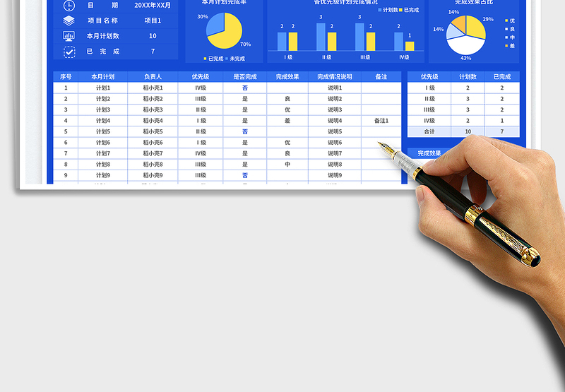 2025分类统计项目月报免费下载