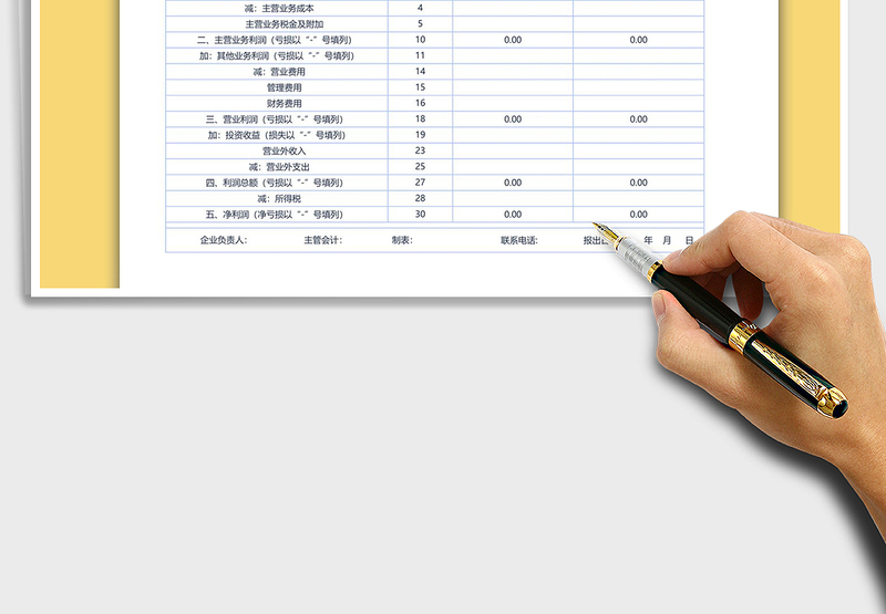 2025年通用利润表