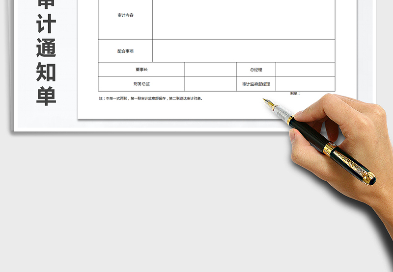 2025年财务审计通知单