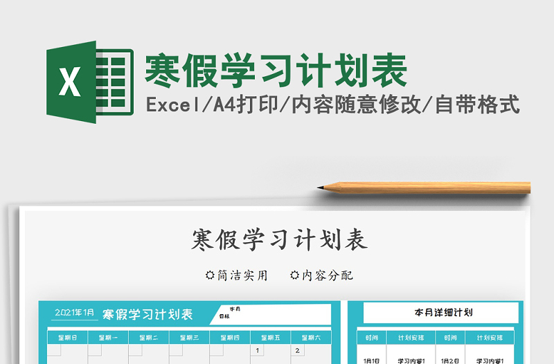 2025年寒假学习计划表