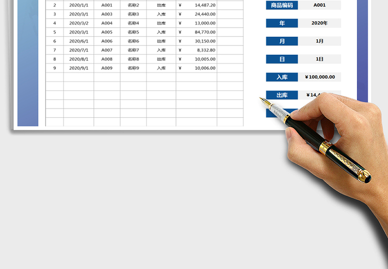2025年出入库明细表-多种查询汇总