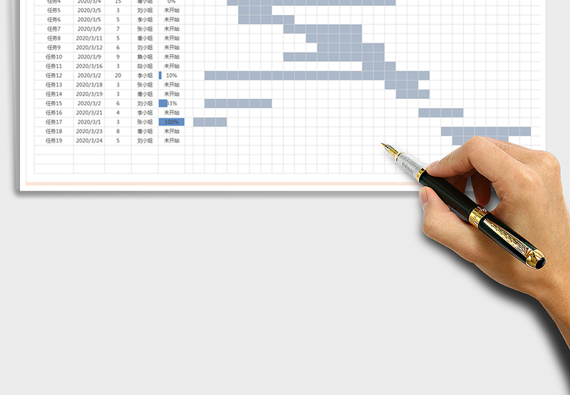 2025年月度项目追踪（甘特图）