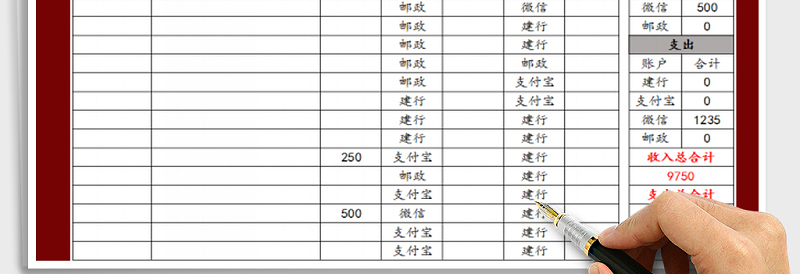 2025年日记账明细表
