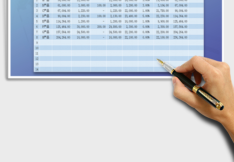 2025年库存金额统计表免费下载