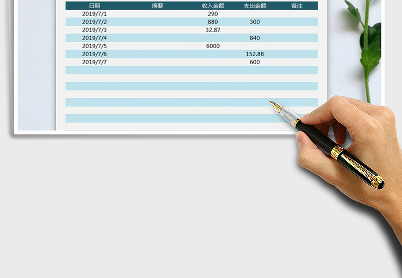 2025年收支表记账表费用表