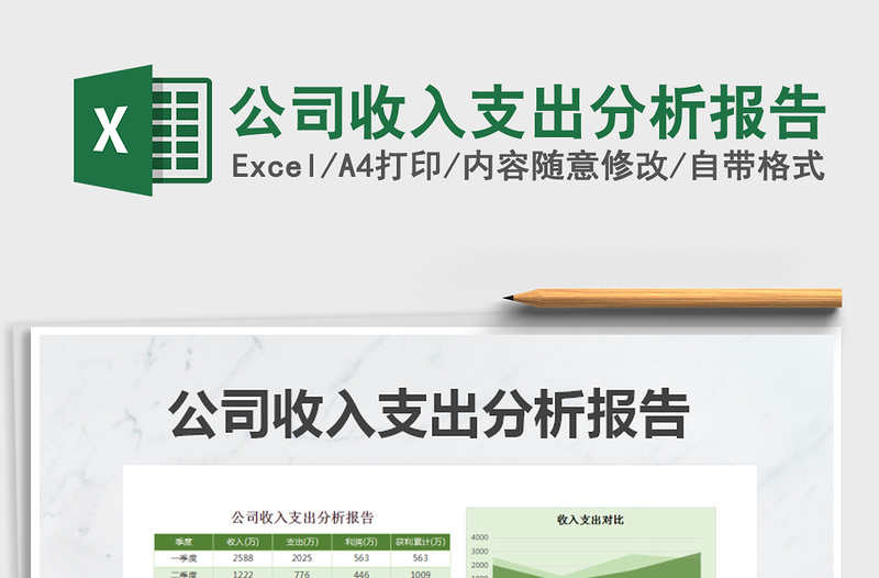2025年公司收入支出分析报告免费下载