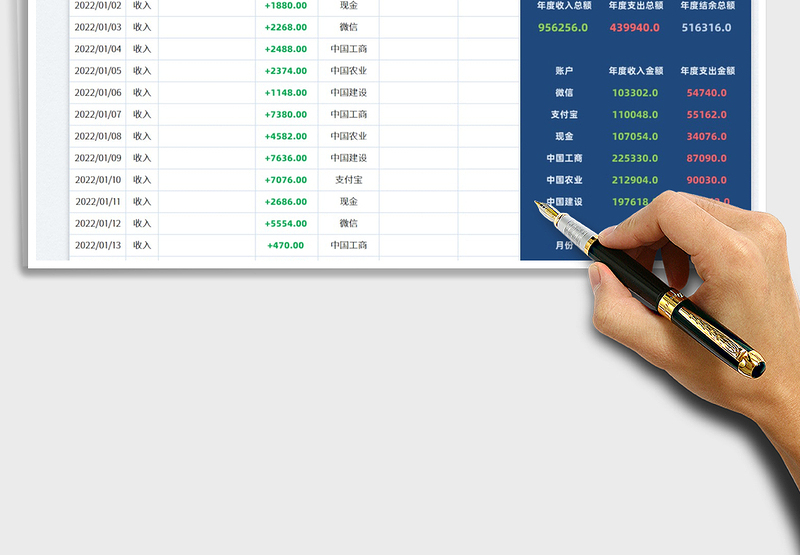 2025年度收支财务报表免费下载