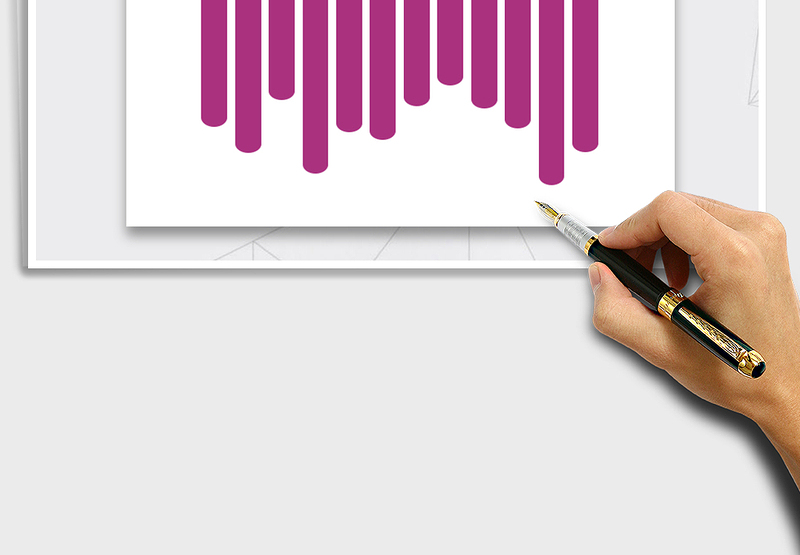 2025年倒置圆角柱形图（动态可视化）免费下载