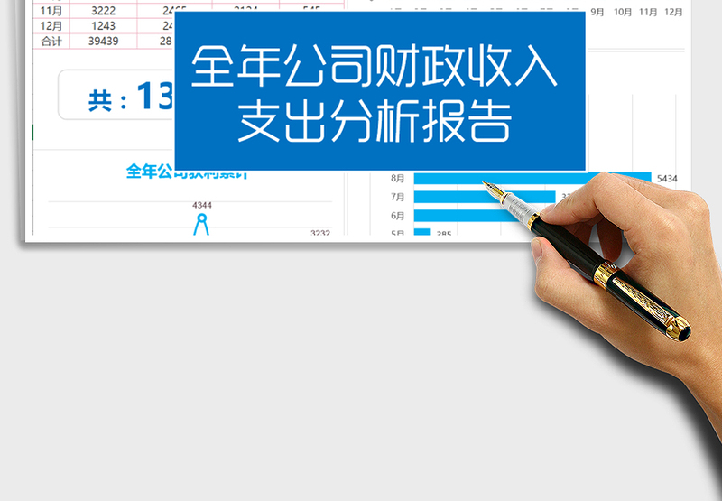 2025年全年公司财政收入支出分析报告免费下载
