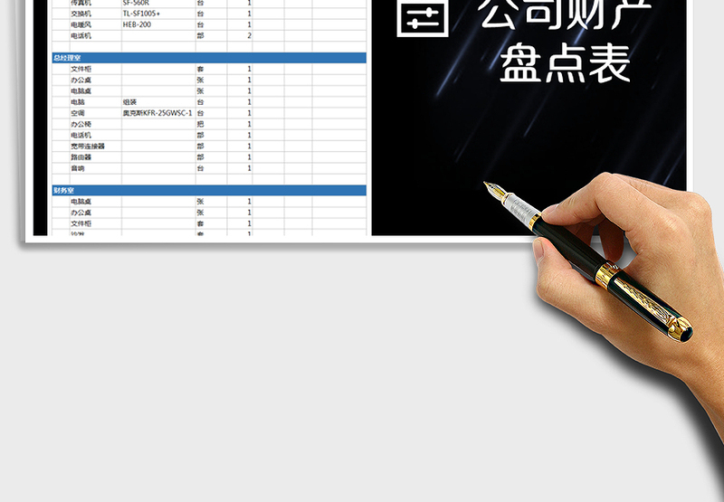 2025年公司财产盘点表