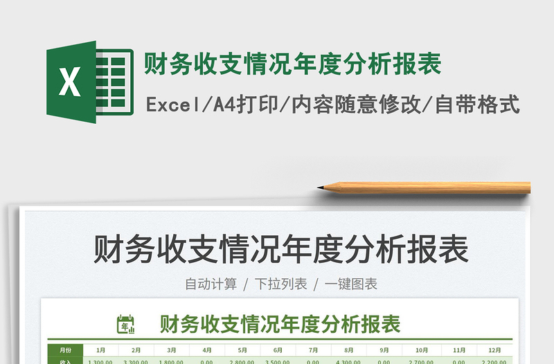 2025财务收支情况年度分析报表免费下载