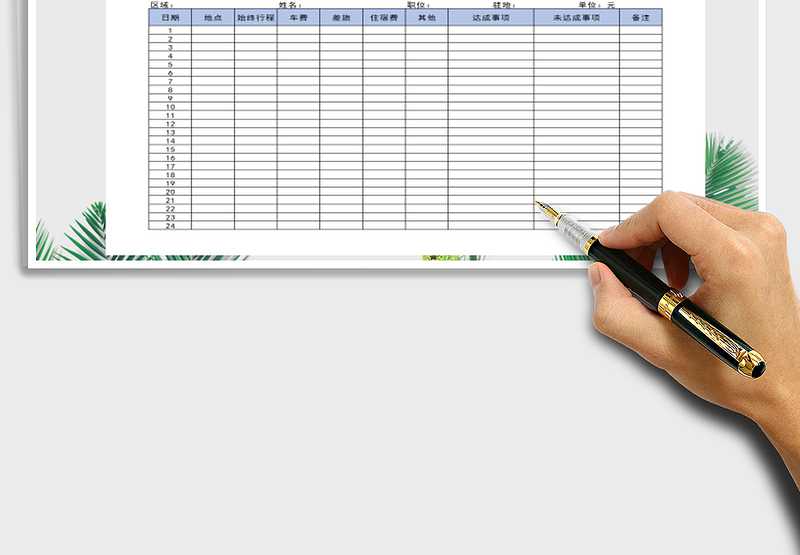 2025年月份差旅报销费用明细表