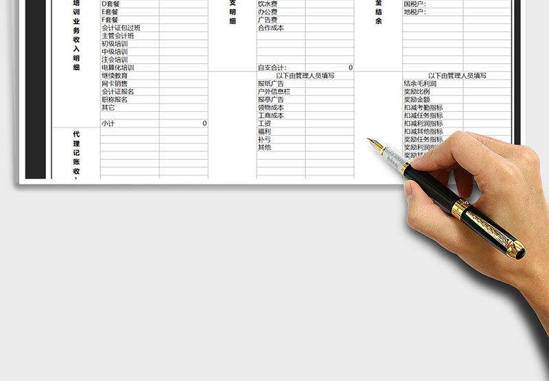 2025年财务收支汇总表