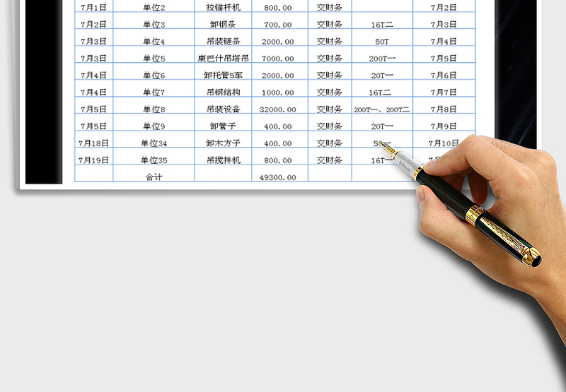 2025年收支明细表