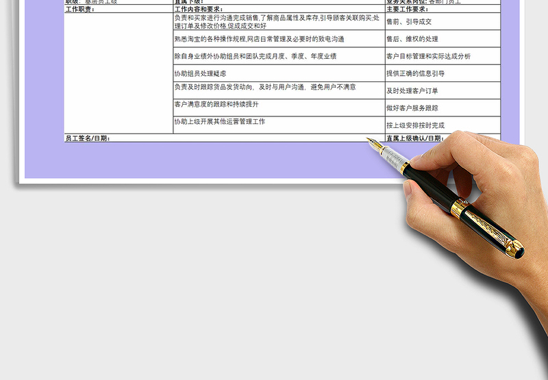 2025年客服专员岗位任职资格录用表免费下载