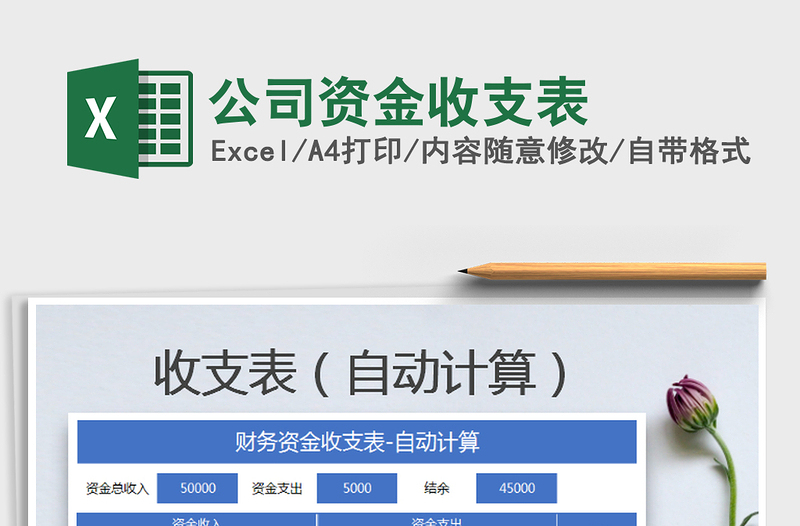 2025年公司资金收支表