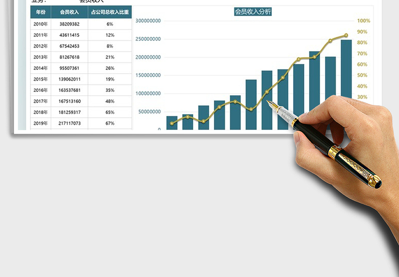 2025公司重点业务收入分析图免费下载