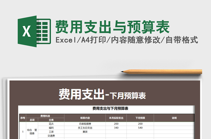 2025年费用支出与预算表