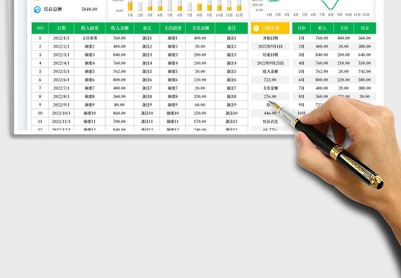 2025财务收入支出明细表