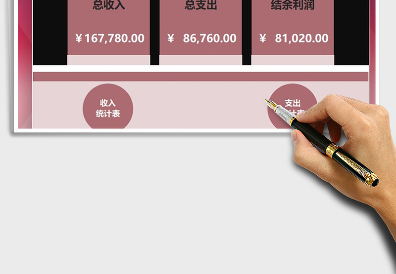 2025年费用收支记账管理财务系统