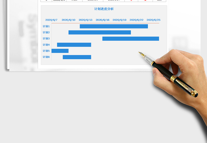 2025年工作任务进度表-甘特图