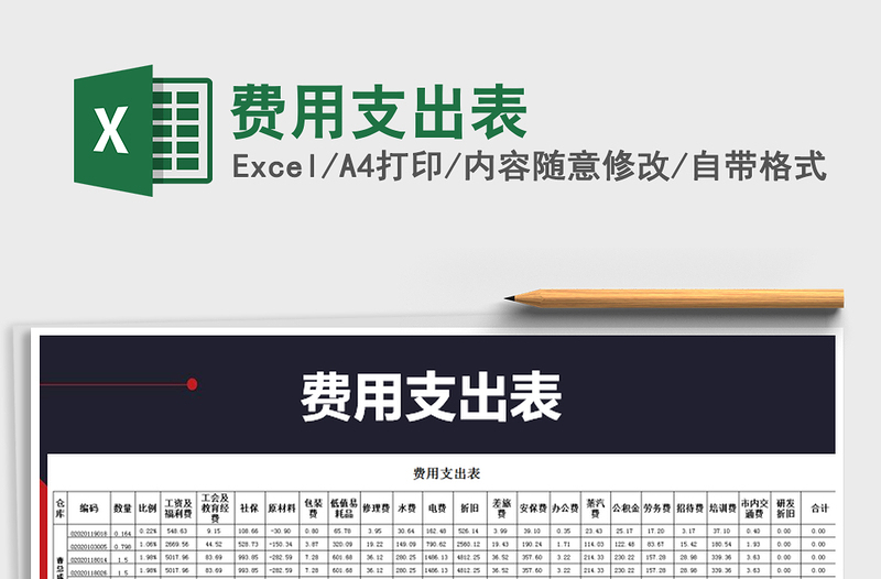 2025年费用支出表