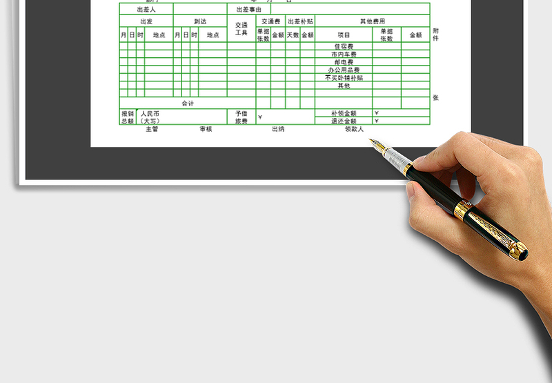 2025年差旅费用报销单免费下载