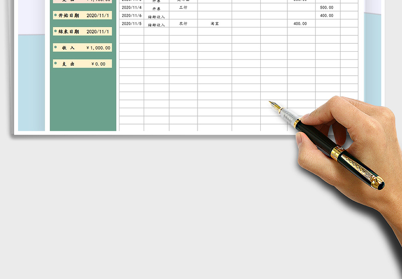 2025年财务现金收支表