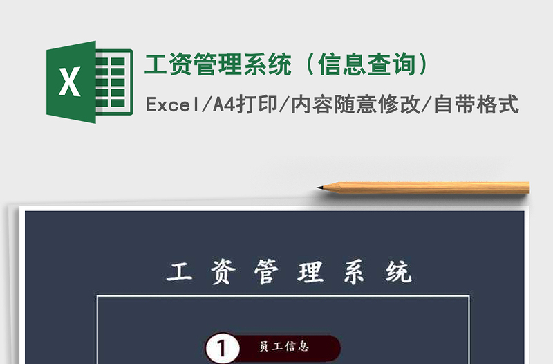 2025年工资管理系统（信息查询）
