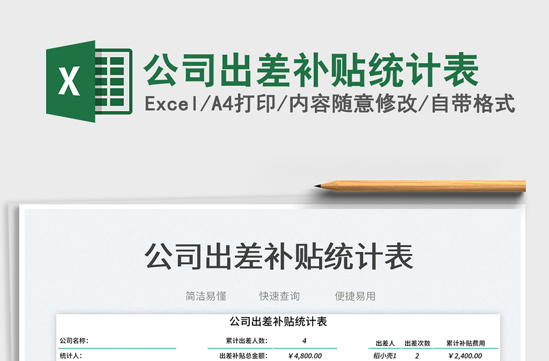 2025公司出差补贴统计表