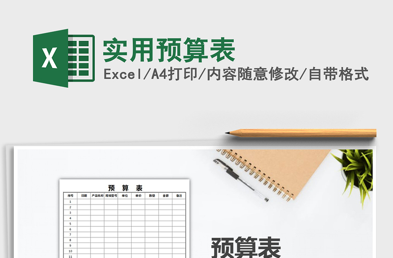 2025年实用预算表