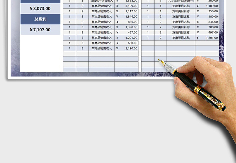 2025年财务现金收支表