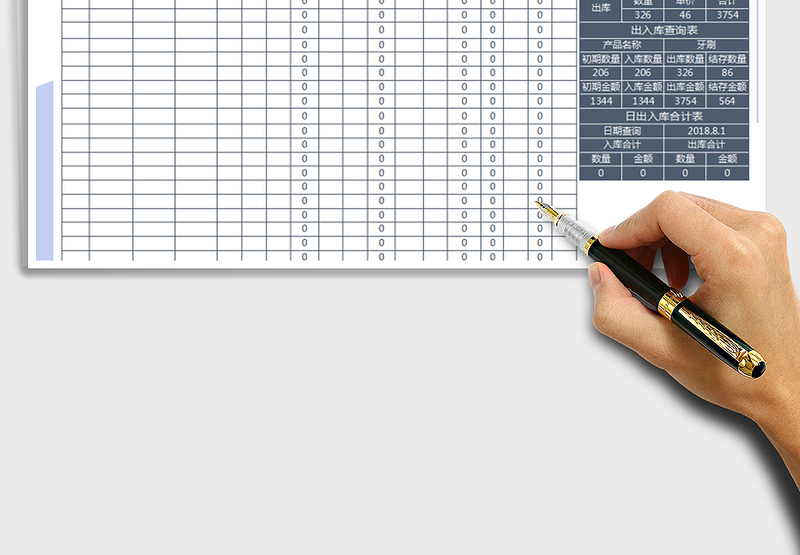 2025年进销存全自动管理明细表