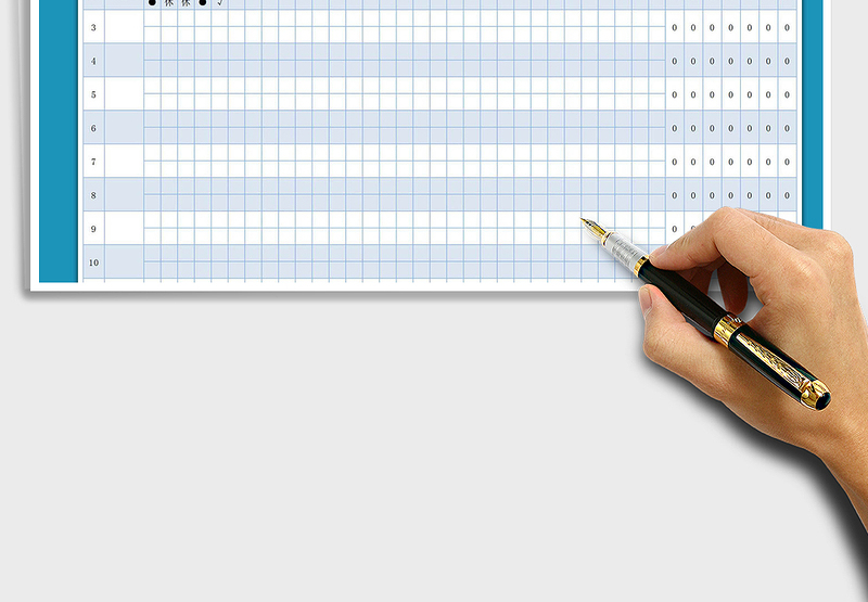 2025年多工种考勤表