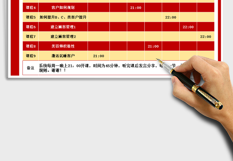 2025年管理培训课程表