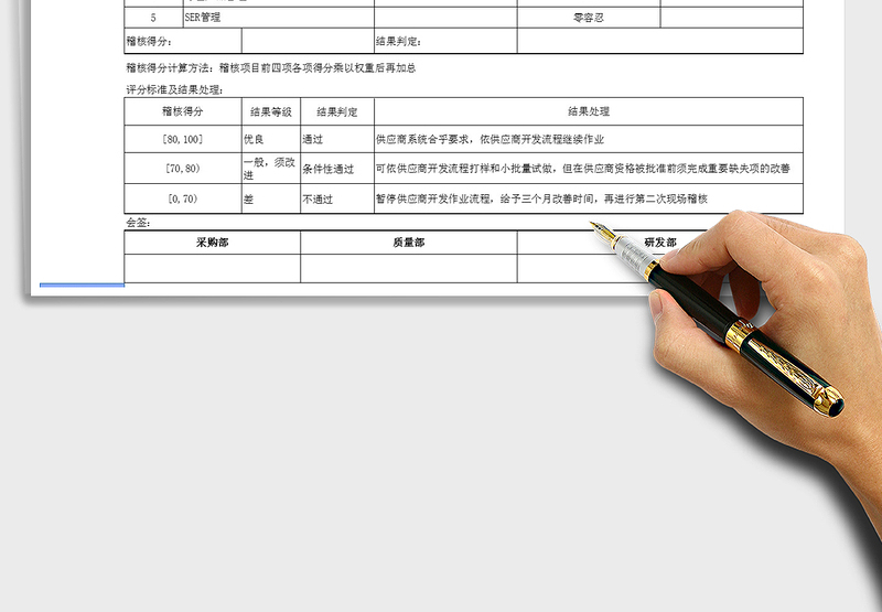 2025年供应商稽核报告(制造商)