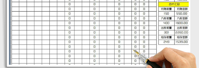 2025年进销存明细表（自动品名查询）