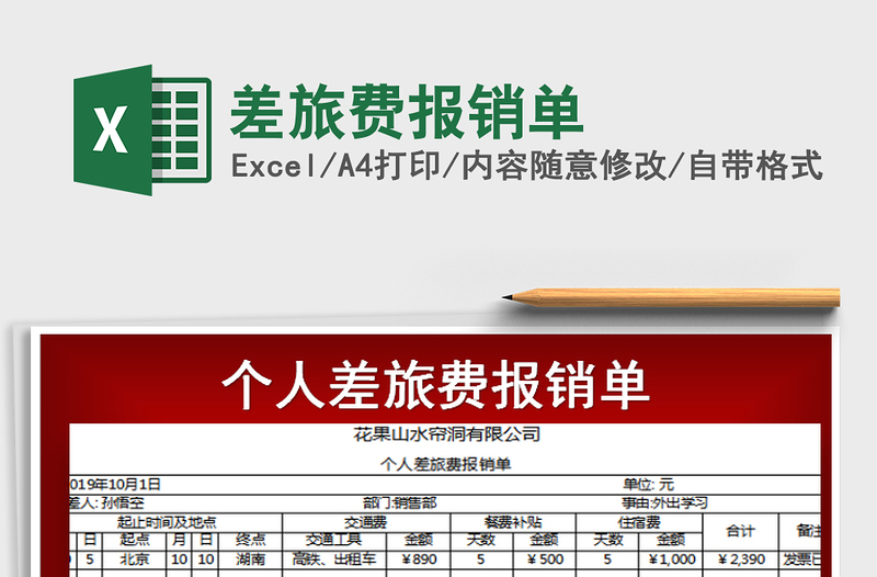 2025年差旅费报销单