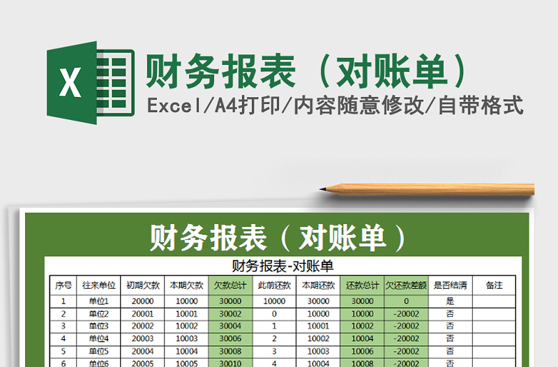 2025年财务报表（对账单）