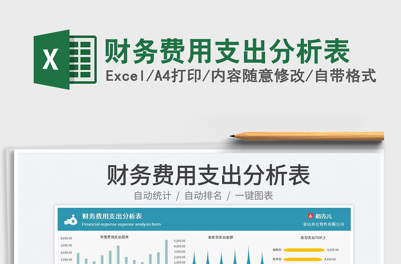 2025财务费用支出分析表免费下载