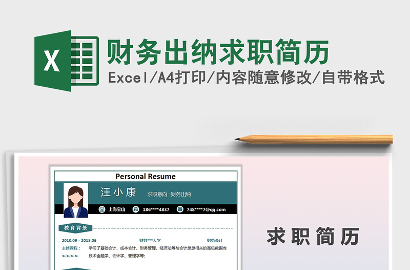 2025年财务出纳求职简历