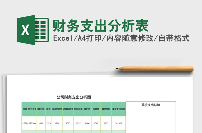2025年财务支出分析表