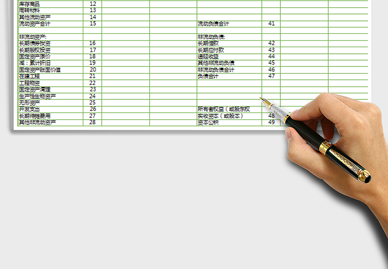 2025年资产负债表