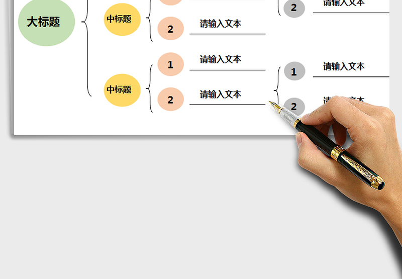 2025年思维导图组织结构图关系图