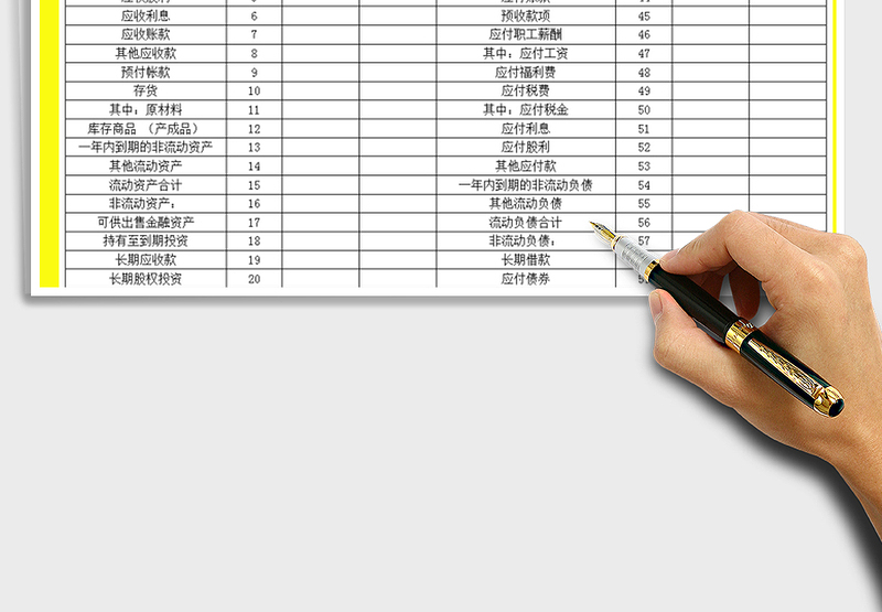 2025年资产负债表