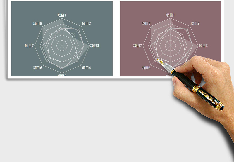 数据分析雷达图