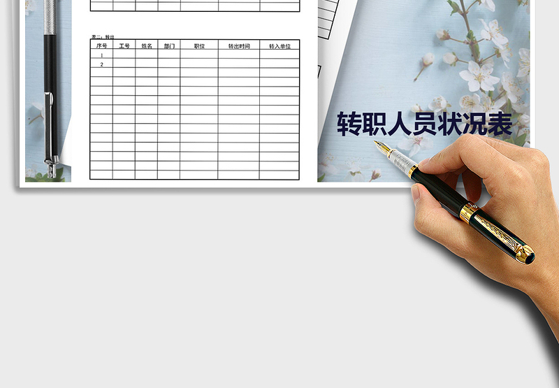 2025年转职人员状况表免费下载