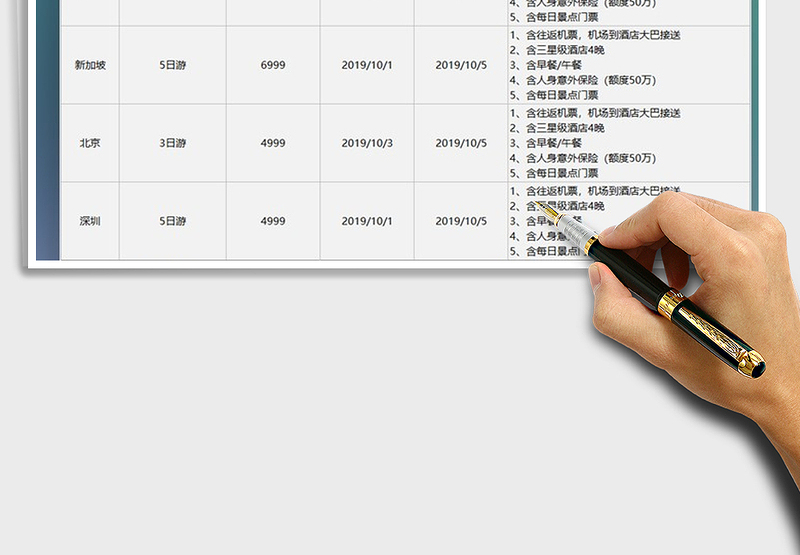 2025年旅行团报价表